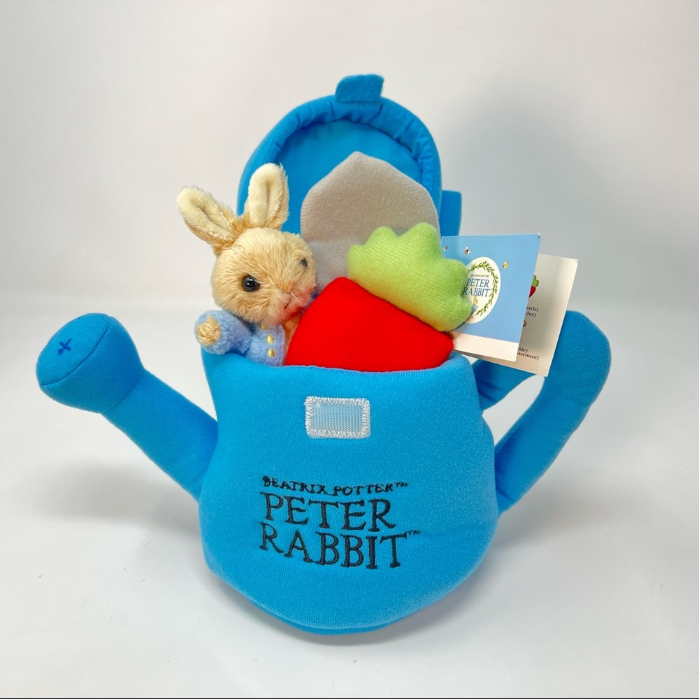 Gund Beatrix Potter Peter Rabbit Garden Playset Plush Soft Toy 8" Easter